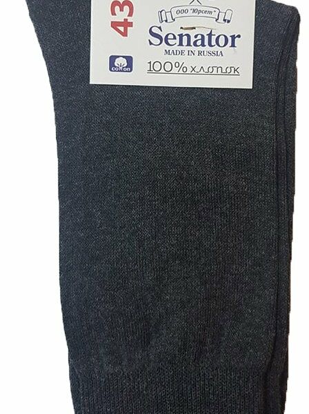 Носки мужские Senator серые р.25 ТМ Senator (Сенатор)