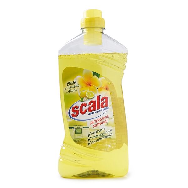 Средство для мытья полов Scala Pavimenti Limone с ароматом лимона 1000 мл, Италия