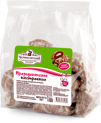 Пряники Черногорский кондитерский концерн Президентское настроение с ароматом тирамису 350 г