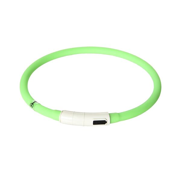 Ошейник для собак FOXIE Night-light светодиодный 55см зеленый