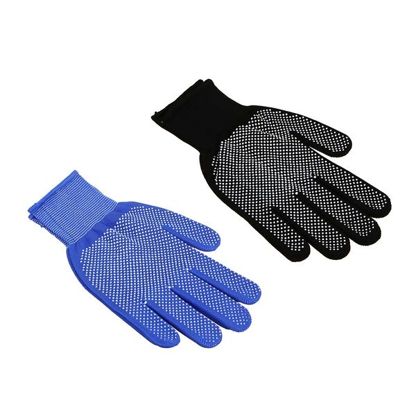 Inbloom перчатки нейлоновые пвх точка р10 25 см цвет в ассортименте