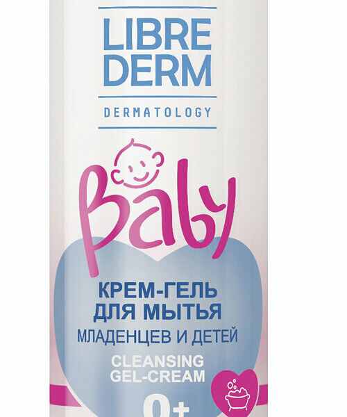 Librederm Baby крем-гель для мытья новорожденных младенцев и детей 250 мл