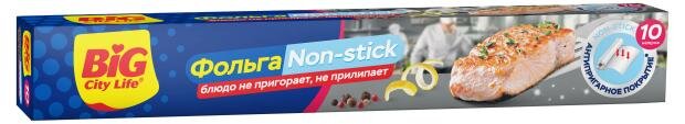 

Фольга Big City Life Non-stick алюминиевая 10 м