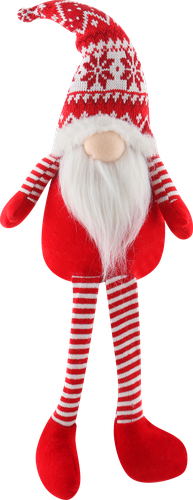 

Фигура новогодняя Homeclub Гном новогодний с длинными ногами 58 см, в ассортименте, 1 шт