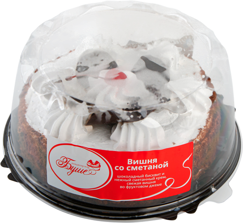 

Торт БУШЕ Вишня со сметаной, 600г