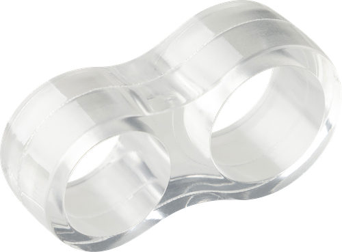 Стоппер/защита на ручку двери РЫЖИЙ КОТ прозрачный, Арт. 103716