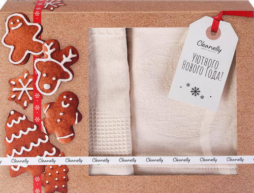 

Набор кухонных полотенец Cleanelly Basic 50х60 см 2 шт в ассортименте
