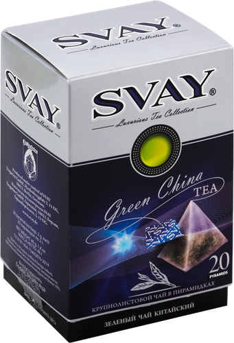 

Чай зеленый Svay Китайский байховый, 20 пирамидок