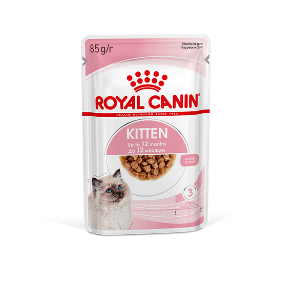 ROYAL CANIN для котят пауч 85г в соусе Kitten