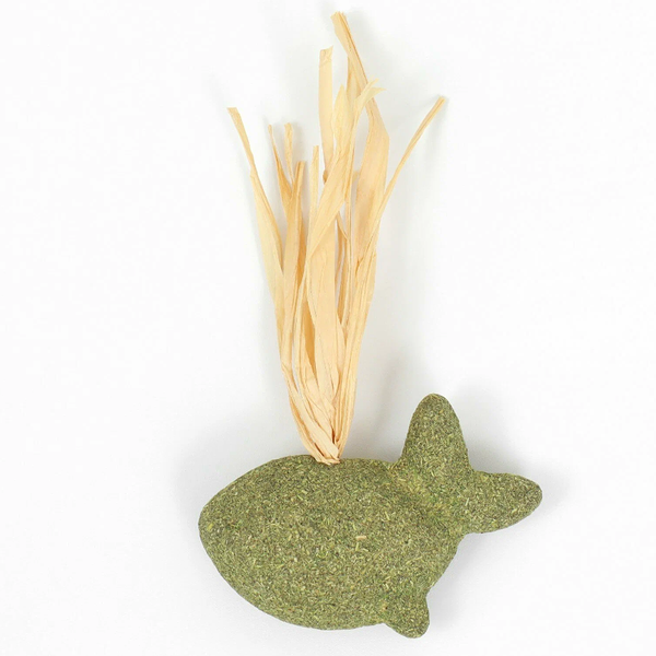 Игрушка для кошек ПИЖОН из прессованной кошачьей мяты  Дельфин , 7см