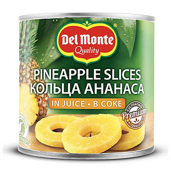 Ананасы Del Monte кольца в соке