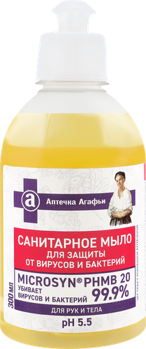 

Мыло жидкое Рецепты бабушки Агафьи Ромашка аптечная 300 мл