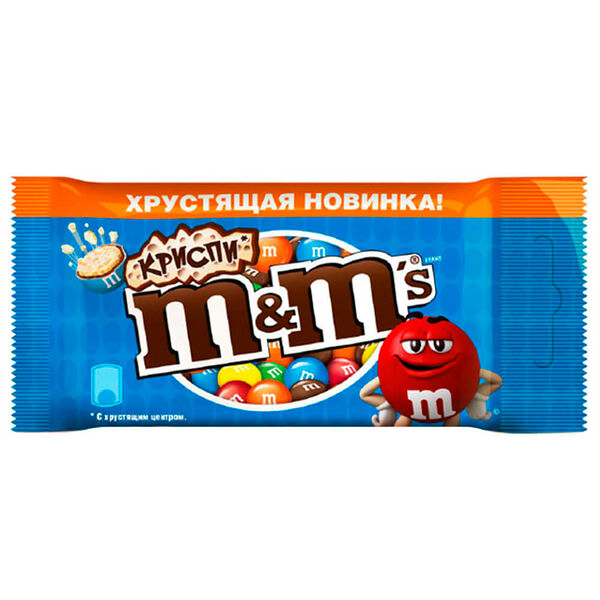 Драже M&M's 36г криспи