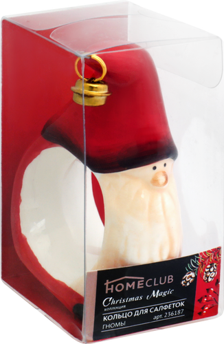 

Кольцо для салфеток HOMECLUB Гномы, керамика, Арт. 236187, 1 шт