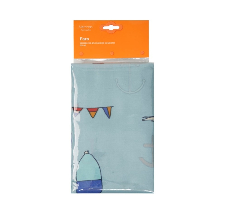 

Шторка для ванной Faro Verran 180 x 200 см 1 шт.