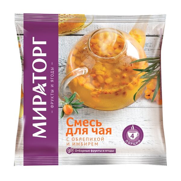 Смесь для чая Мираторг с облепихой и имбирем 300 г