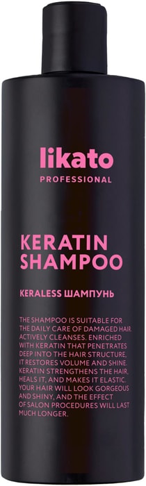 

Кератин-шампунь для волос Likato Professional Keraless 400 мл