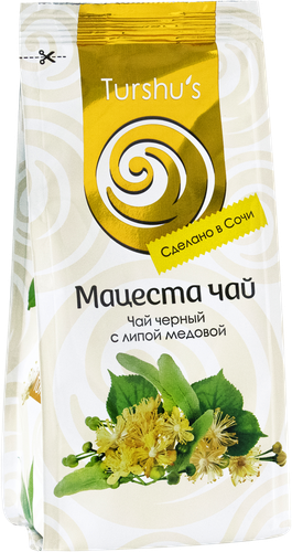 

Чай черный Мацеста чай с липой медовой 75 г