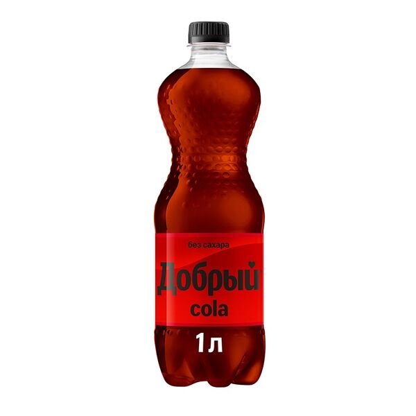 Напиток Добрый Cola без сахара сильногазированный, 1л