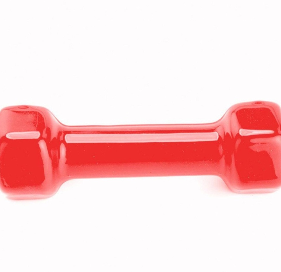 

Гантель обрезиненная BRADEX 3 кг, красная, Китай