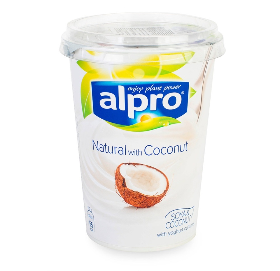 

Йогурт соевый Alpro Кокосовый обогащенный кальцием и витаминами 500 г