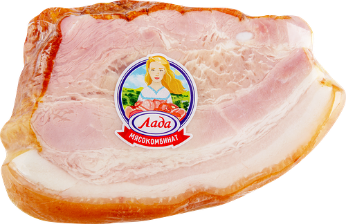 Грудинка Лада Янтарная варено-копченая вес