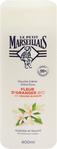 Гель для душа Le Petit Marseillais Био цветок апельсина 400 мл