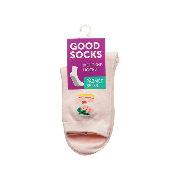 Женские носки Good Socks Ягодный пирог, розовые, р.35-39