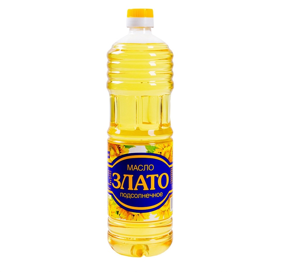 

Масло подсолнечное Злато рафинированное 1 л