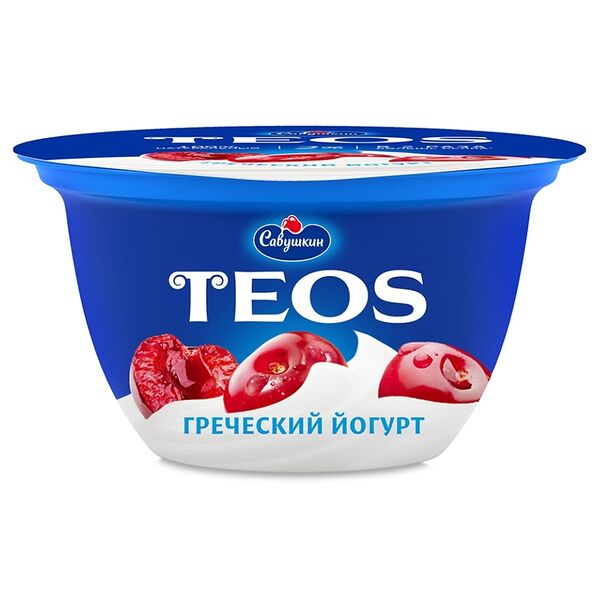 Йогурт греческий TEOS вишня 2%