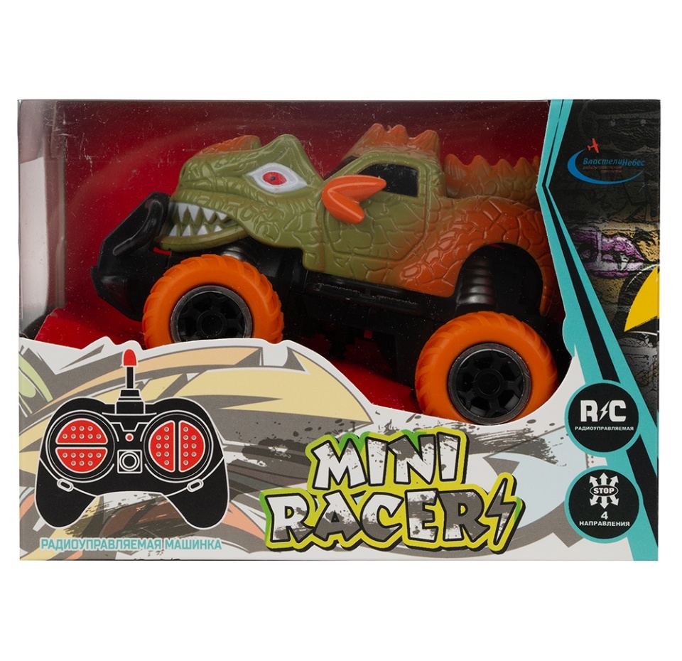 

Машинка Mini Racers р/у оранжевая, Китай