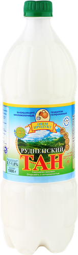 

Напиток кисломолочный Руденский Тан 0.5% 1 л