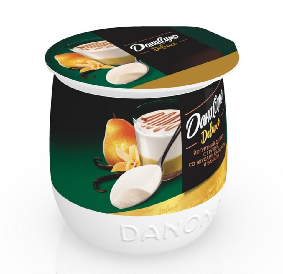 

Десерт йогуртный Даниссимо Deluxe с грушей, со вкусами карамели и ванили 4.2% 160 г
