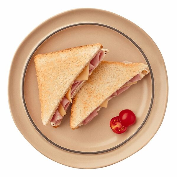 Клаб-сэндвич двойной с ветчиной и сыром Шеф Перекрёсток