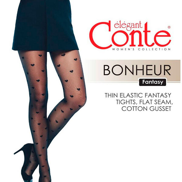 Колготки женские Conte Elegant Bonheur 20 черные р. 4