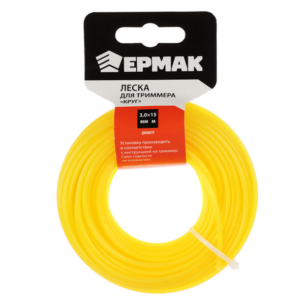 Ермак леска для триммера сечение 