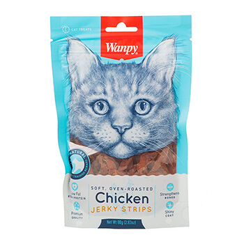 Лакомство Wanpy куриная соломка мягкая кусочки говядины с овощами Китай