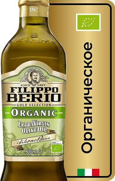 Масло оливковое Filippo Berio Extra Virgin Organic нерафинированное 500мл