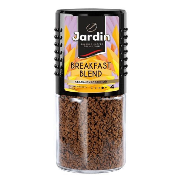 Кофе Jardin Брекфаст Бленд растворимый сублимированный, 180г