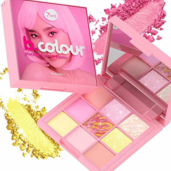 Палетка 7Days B. Colour Bubblegum теней для век 03