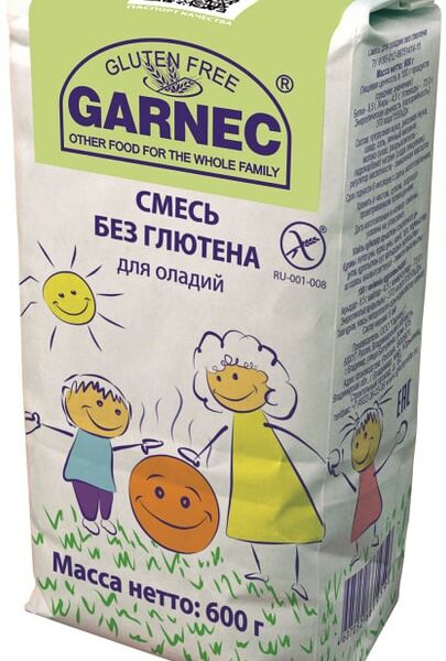 Смесь для выпечки Garnec Для оладий без глютена 600г