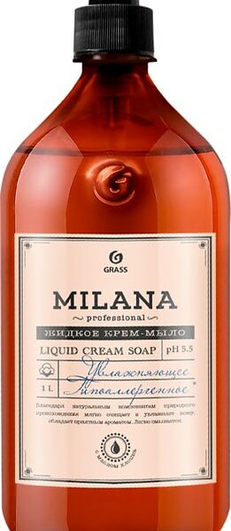 Крем-мыло Grass Milana Увлажняющее Professional 1000мл