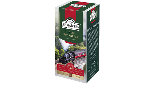 Чай чёрный English Breakfast (Инглиш Бэкфаст) 25*2г ТМ Ahmad Tea (Ахмад Ти)