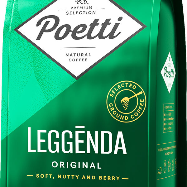 Кофе молотый Poetti Leggenda Original 250 г