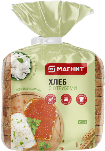 Хлебушек Магнит отрубной 250 г