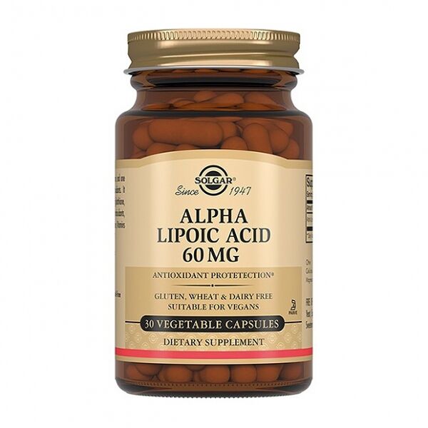 Solgar Альфа-липоевая кислота 60 мг 30 шт капсулы
