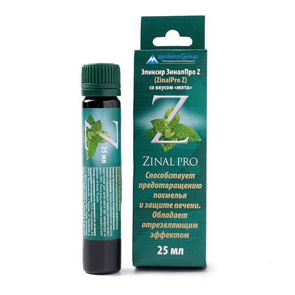 Эликсир Mediana Group ЗиналПро «z» 25 мл, Россия