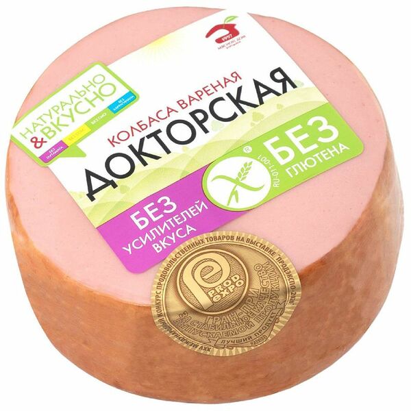 Колбаса варёная МД Бородина Докторская категория А