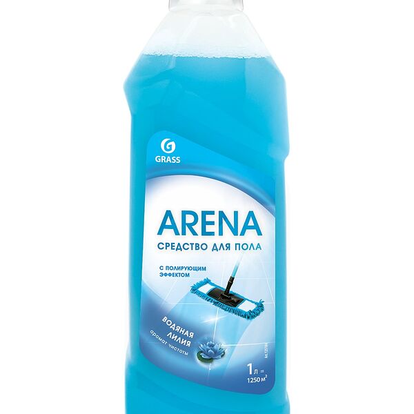 Чистящее средство для пола Grass Arena Водная лилия, с полирующим эффектом