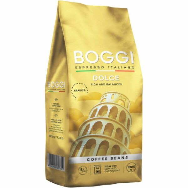 Кофе Boggi Дольче в зёрнах среднеобжаренный, 1кг